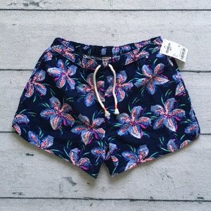 OshKosh shorts girls floral pattern blue pink purple new with tags size 8